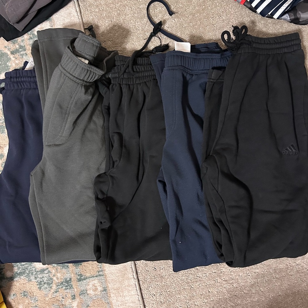 Adidas adult small Assorted Jogger Pants Collection